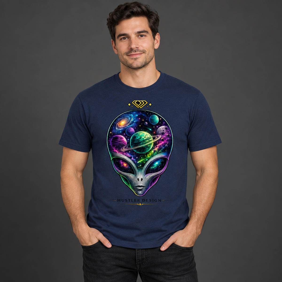 Streetwear T-Shirt Unisex – Alien 01 (HD08)