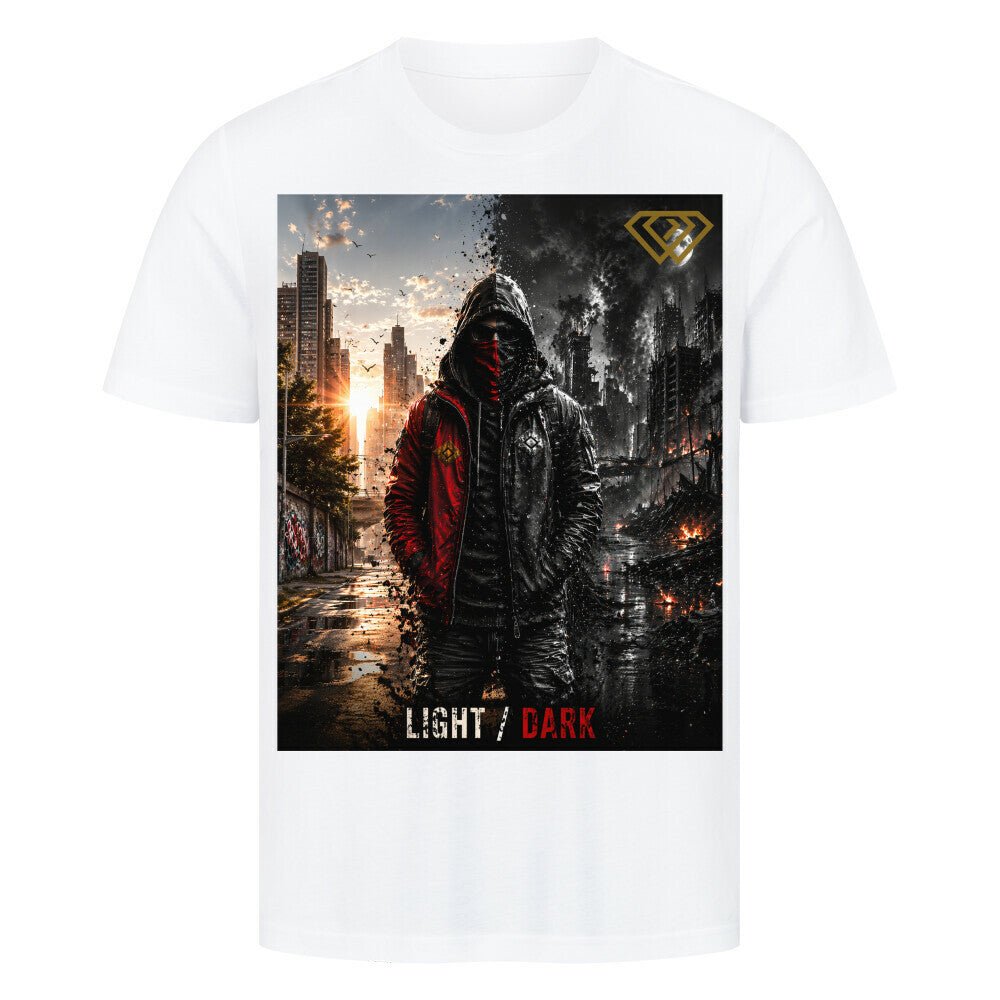 Streetwear T-Shirt Unisex – LIGHT/DARK (HD3) - Hustler Design