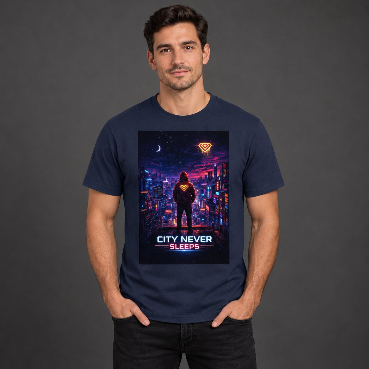 Streetwear T-Shirt Unisex – CITY NERVER SLEEPS(HD3)