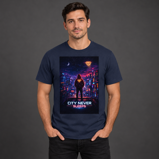 Streetwear T-Shirt Unisex – CITY NERVER SLEEPS(HD3)