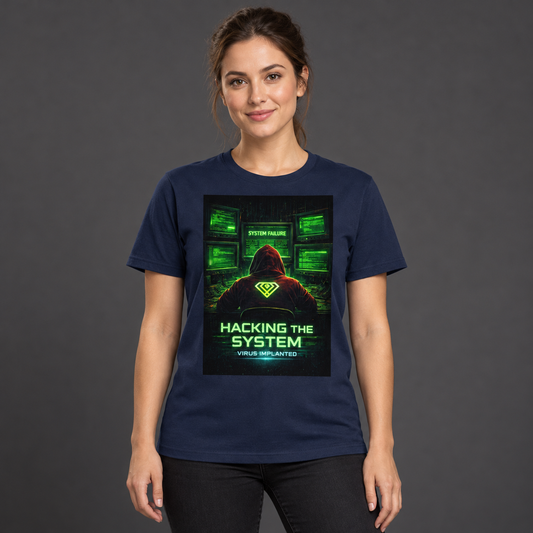 Streetwear T-Shirt Unisex – HACKING THE SYSTEM (HD3)