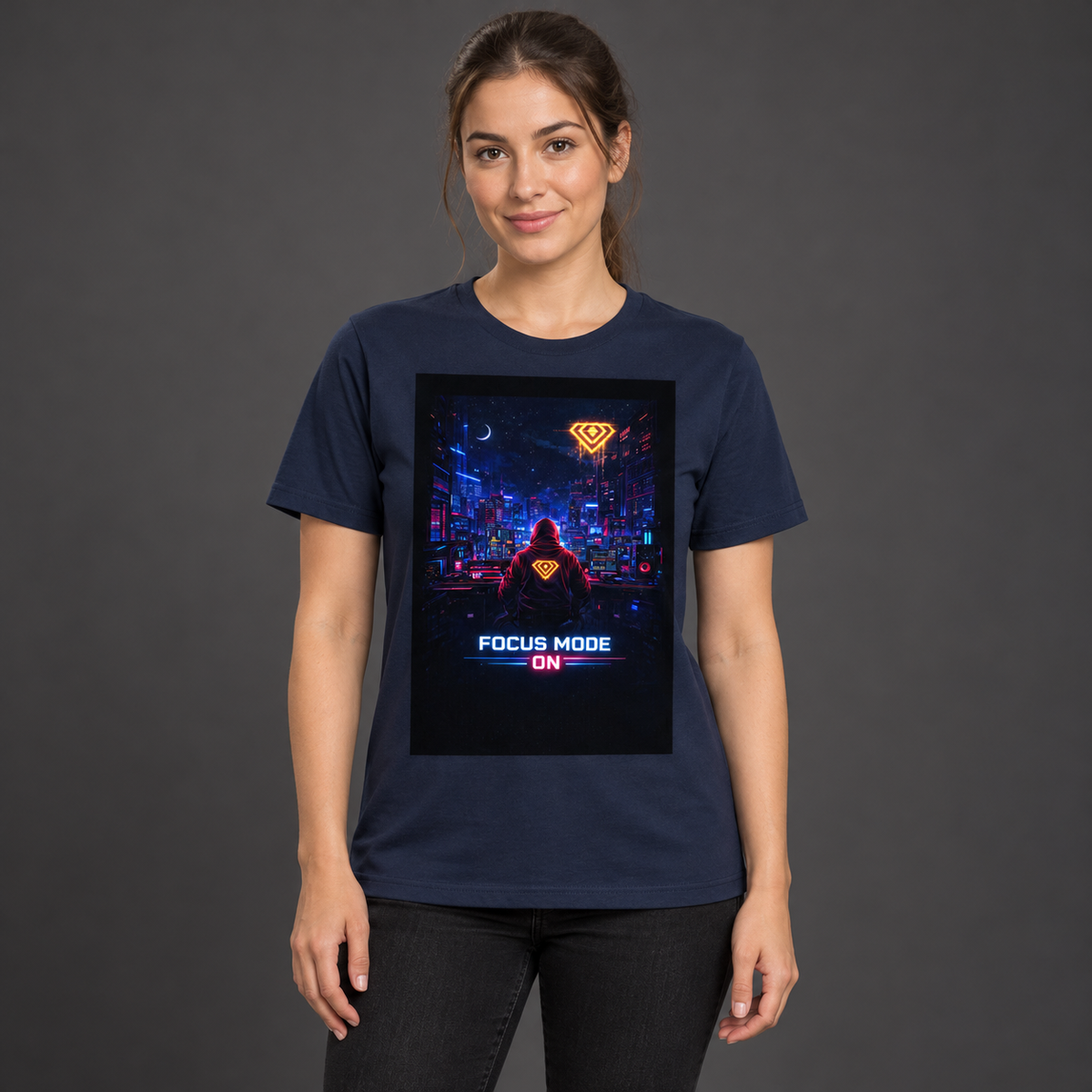 Streetwear T-Shirt Unisex – FOCUS MODE ON (HD3)