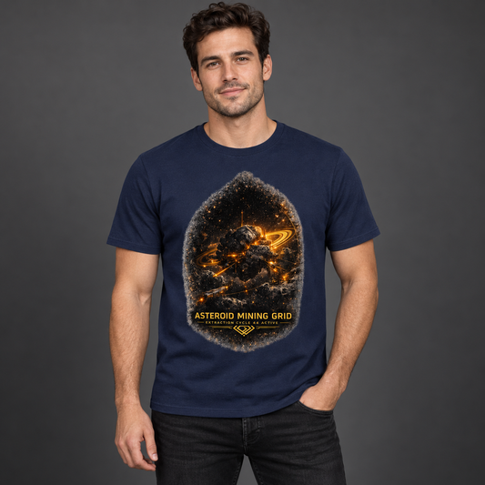 Streetwear T-Shirt Unisex – ASTEROID MINING GRID (HD05)