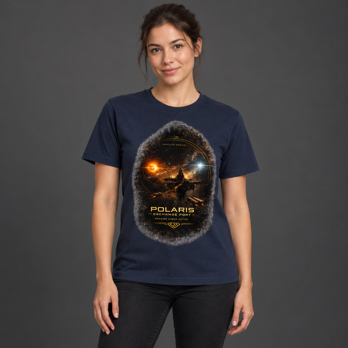 Streetwear T-Shirt Unisex – POLARIS EXCHANGE PORT (HD05)