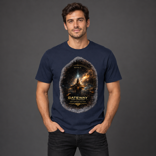 Streetwear T-Shirt Unisex – GATEWAY JUMP CORRIDOR (HD05)