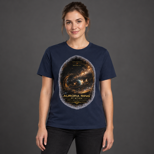 Streetwear T-Shirt Unisex – AURORA RING SYSTEM (HD05)