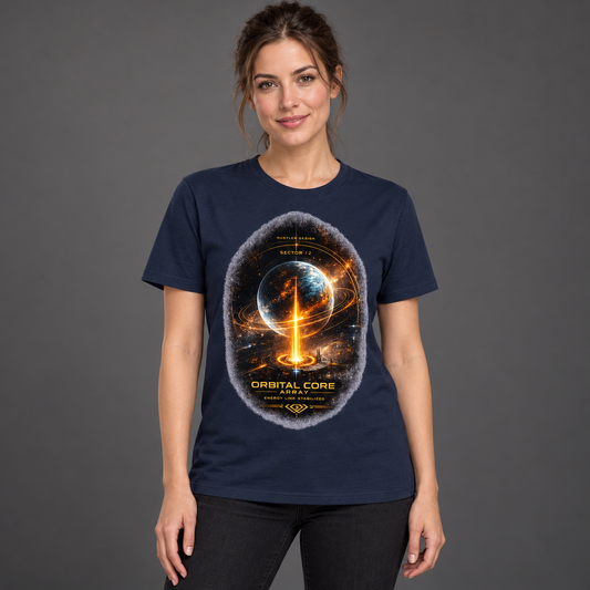 Streetwear T-Shirt Unisex – ORBITAL CORE ARRAY (HD05)