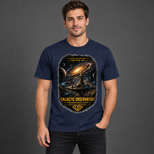 Streetwear T-Shirt Unisex – GALACTIC OBSERVATORY (HD05)