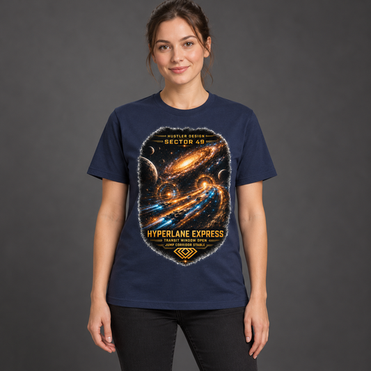 Streetwear T-Shirt Unisex – HYPERLANE EXPRESS (HD05)