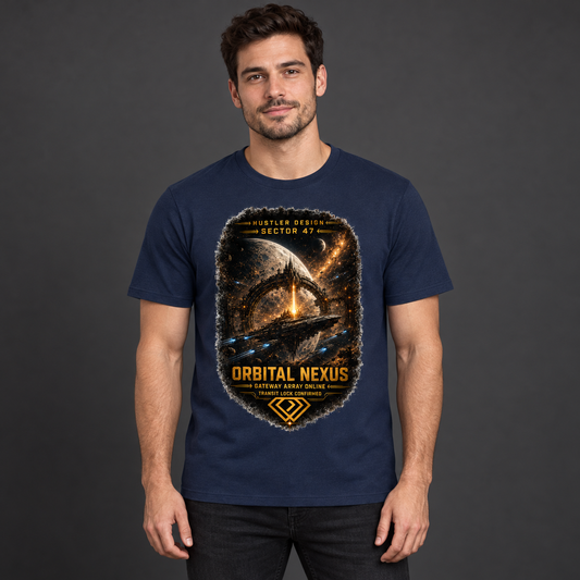 Streetwear T-Shirt Unisex – ORBITAL NEXUS (HD05)
