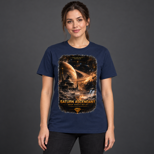 Streetwear T-Shirt Unisex – SATURN ASCENDANT (HD05)