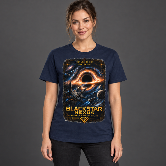 Streetwear T-Shirt Unisex – BLACKSTAR NEXUS (HD05)