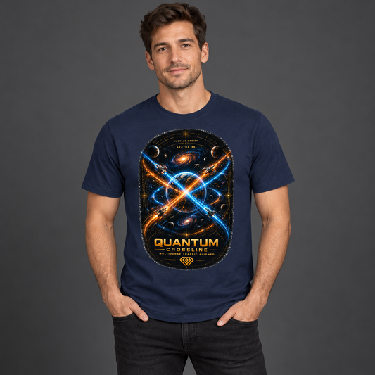 Streetwear T-Shirt Unisex – QUANTUM CROSSLINE (HD05)