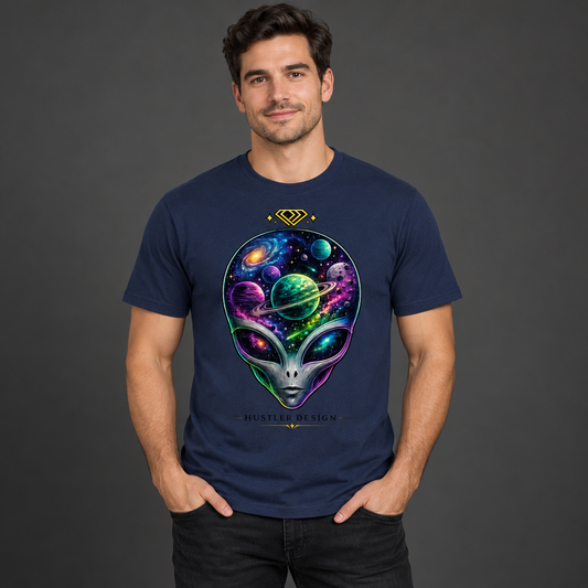 Streetwear T-Shirt Unisex – Alien 01  (HD08)