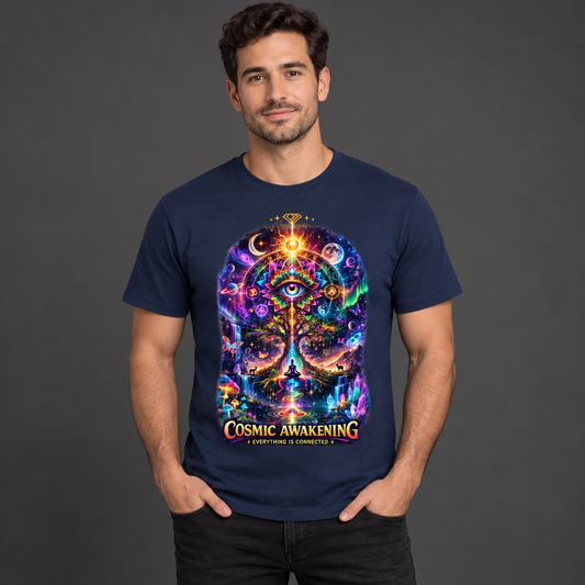 Streetwear T-Shirt Unisex – COSMIC AWAKENING   (HD08)