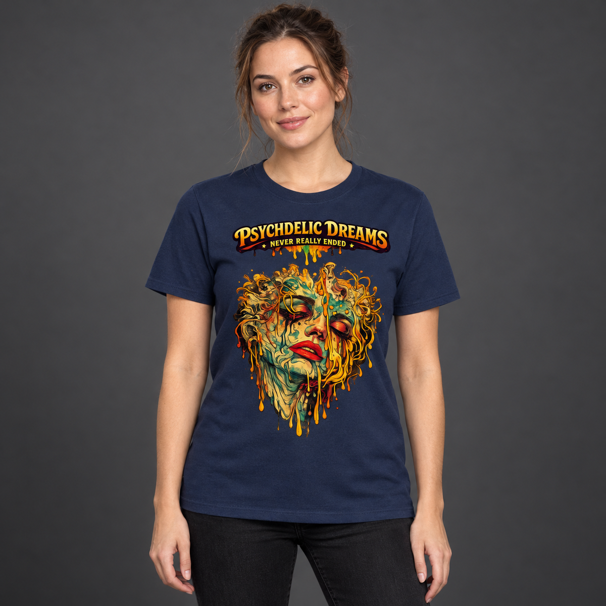 Streetwear T-Shirt Unisex – PSYCHDELIC DREAMS   (HD08)