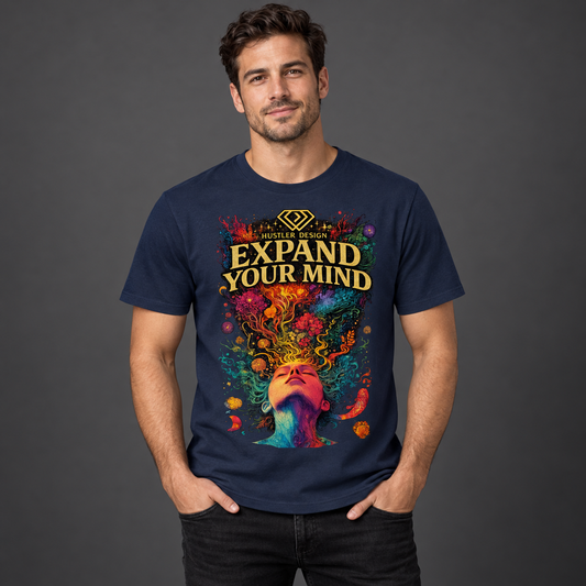 Streetwear T-Shirt Unisex – EXPAND YOUR MIND   (HD08)