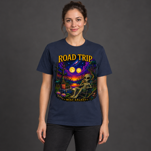 Streetwear T-Shirt Unisex – ROAD TRIP   (HD08)