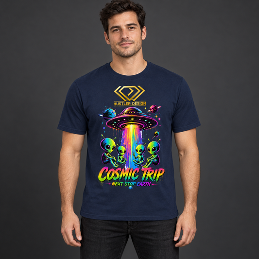 Streetwear T-Shirt Unisex – COSMIC TRIP   (HD08)