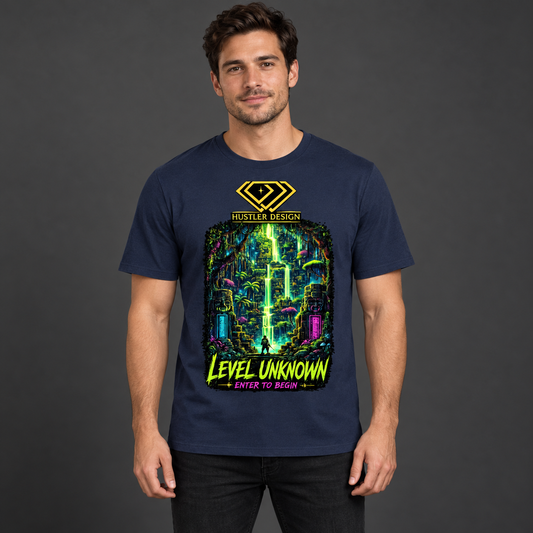 Streetwear T-Shirt Unisex – LEVEL UNKOWN   (HD08)