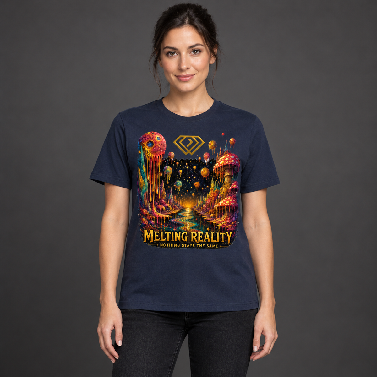 Streetwear T-Shirt Unisex – MELTING REALITY   (HD08)