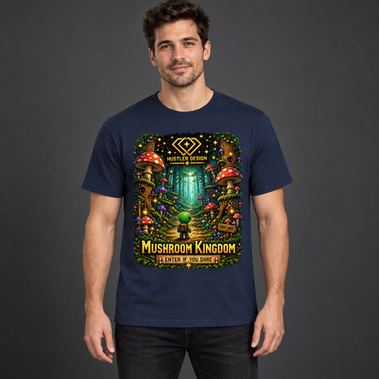 Streetwear T-Shirt Unisex – MUSHROOM KINGDOM   (HD08)