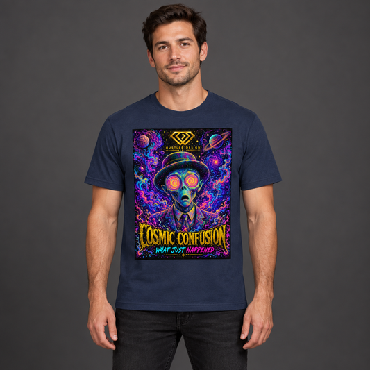 Streetwear T-Shirt Unisex – COSMIC CONFUSION   (HD08)