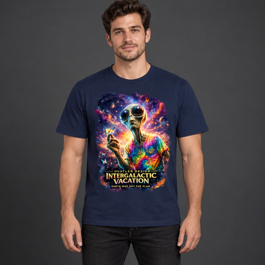 Streetwear T-Shirt Unisex – INTERGALACTIC VACATION   (HD08)