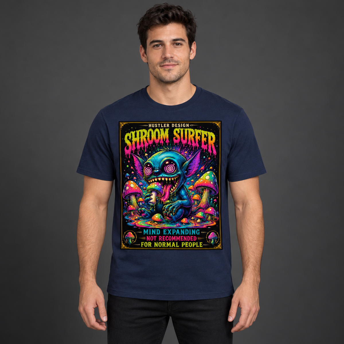 Streetwear T-Shirt Unisex – SHROOMSURFER 02   (HD08)