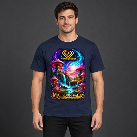 Streetwear T-Shirt Unisex – MUSHROOM VALLEY (HD08)