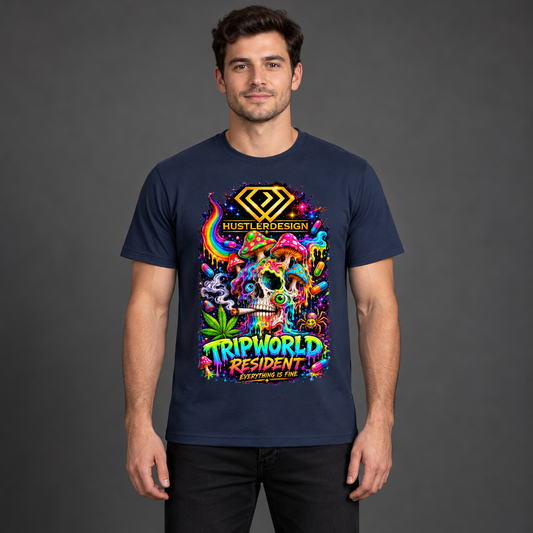Streetwear T-Shirt Unisex – TRIPWORLD RESIDENT (HD08)