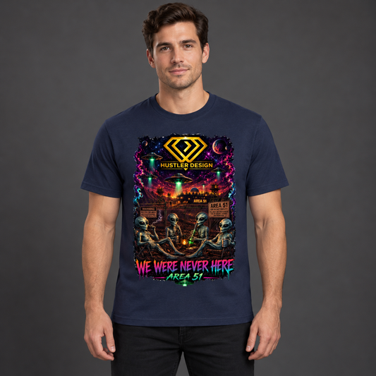 Streetwear T-Shirt Unisex – WE WERE NEVER HERE (HD08)