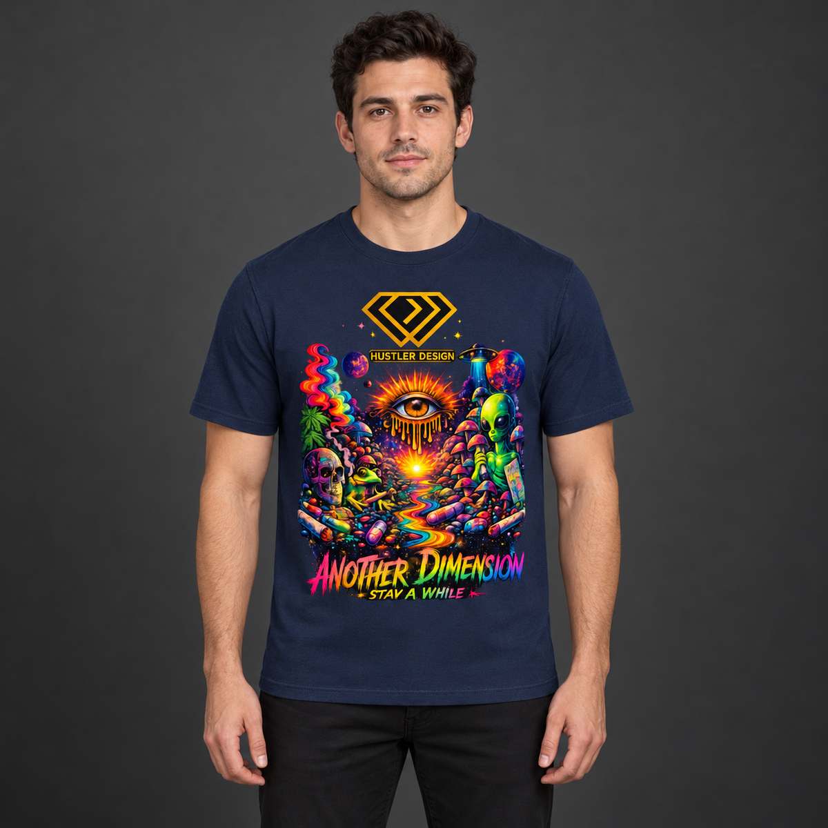 Streetwear T-Shirt Unisex – ANOTHER DIMENSION (HD08)