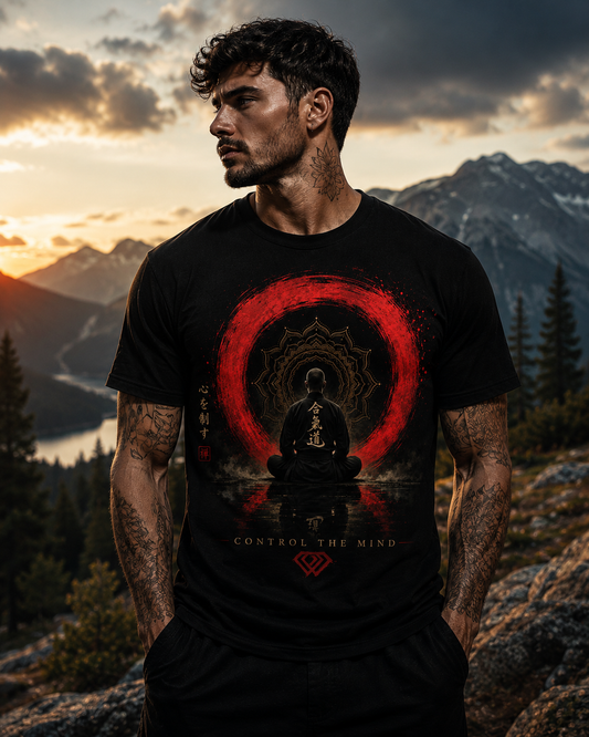 T-Shirt –  Zen Aesthetic Unisex - Control the mind (HD07)