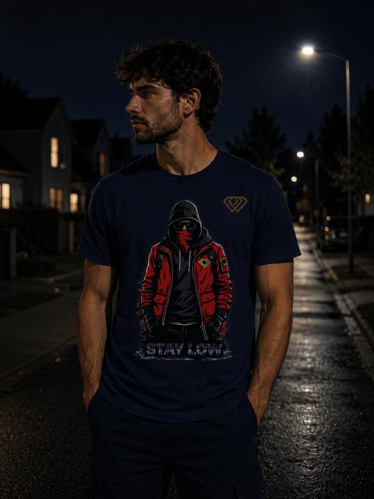 Streetwear T-Shirt Unisex – STAY LOW (HD3)