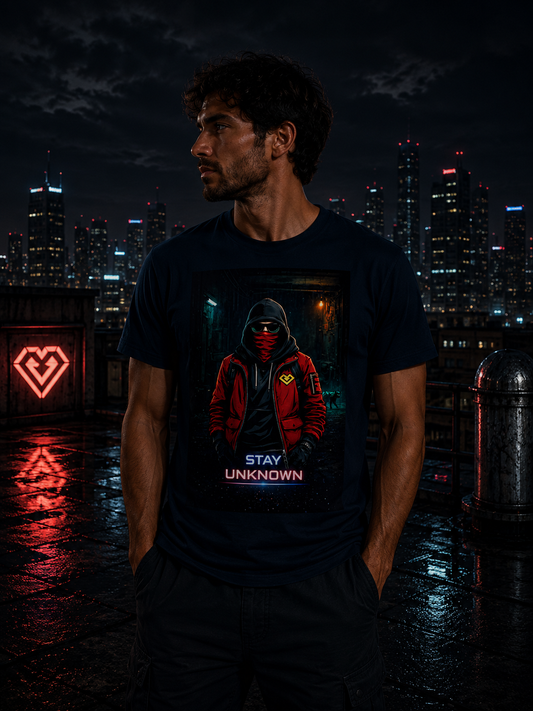 Streetwear T-Shirt Unisex – STAY UNKOWN 01 (HD3)