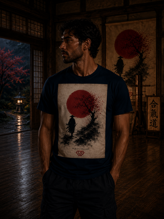 T-Shirt –  Zen Aesthetic Unisex - Walk your own path (HD07)