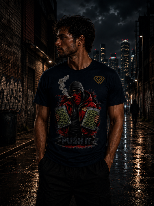 Streetwear T-Shirt Unisex – PUSH IT (HD3)