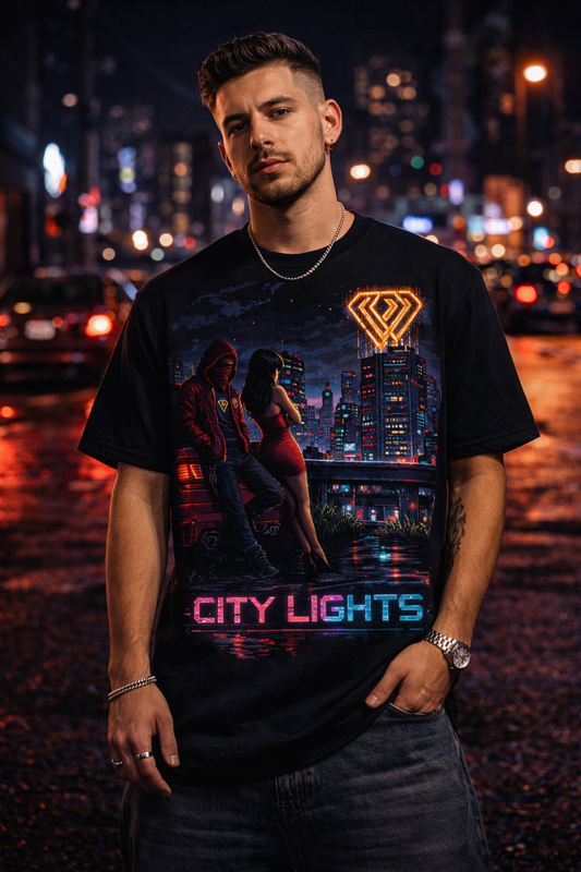 Streetwear T-Shirt Unisex – CITY LIGHTS (HD1)