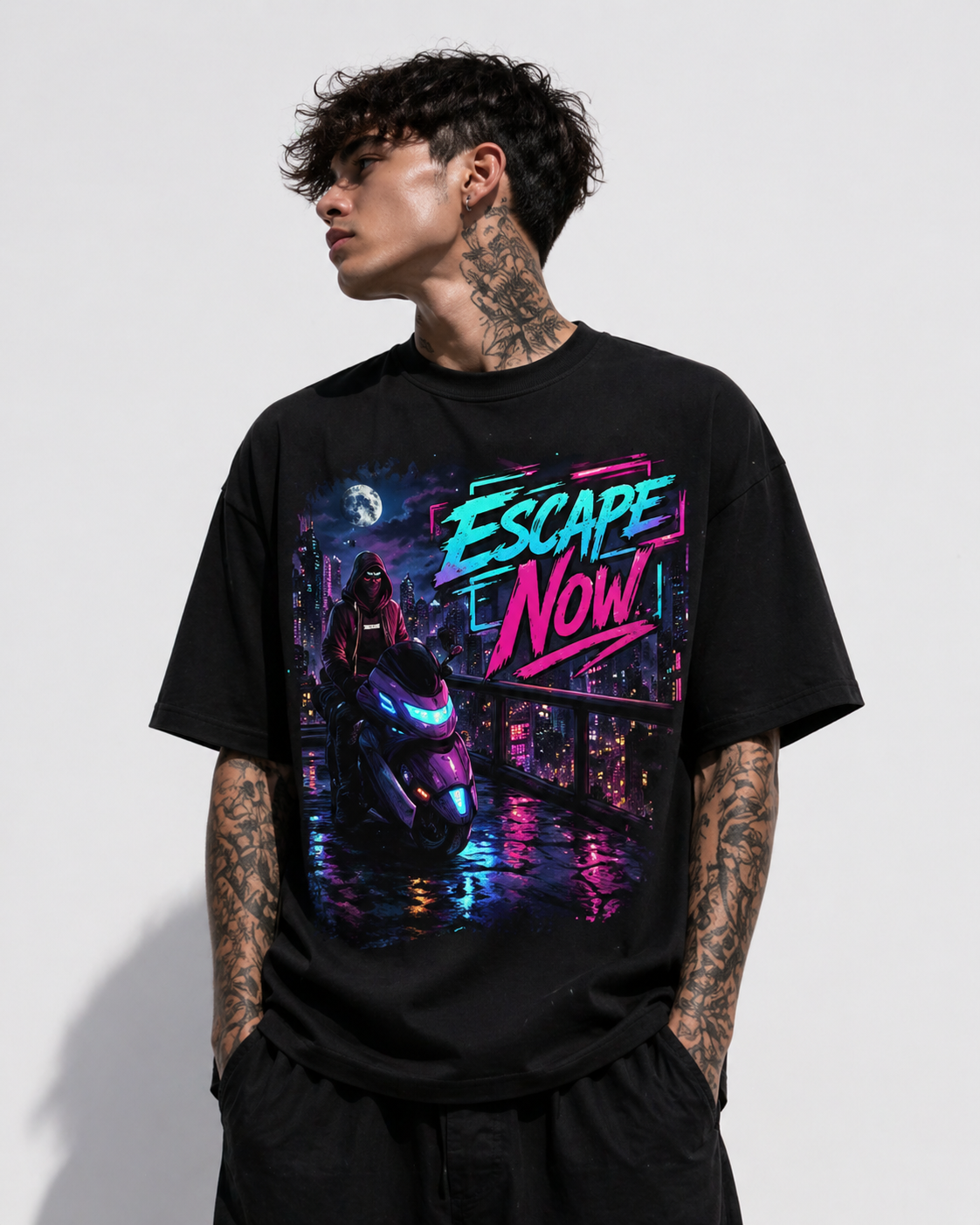Streetwear T-Shirt Unisex – ESCAPE NOW/001 (HD1)