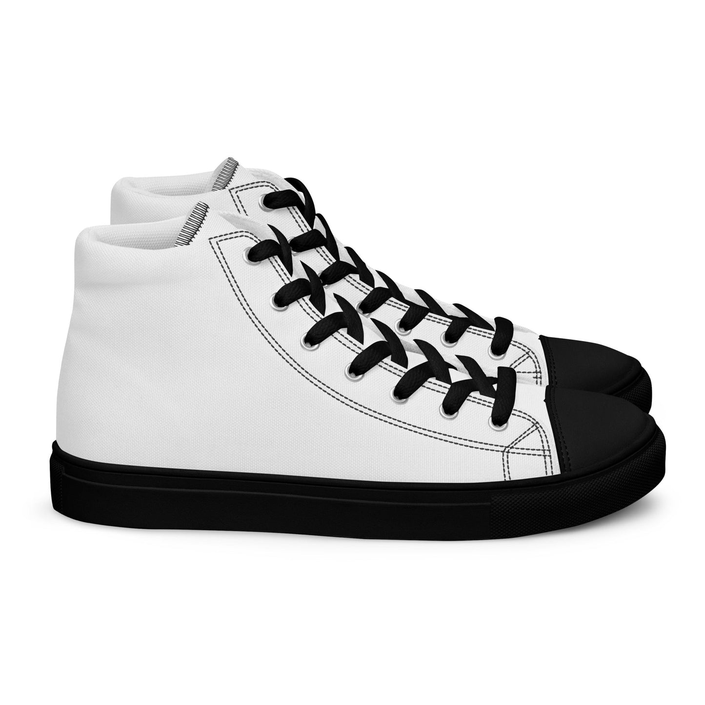 HD Men’s high top canvas shoes - Hustler Design