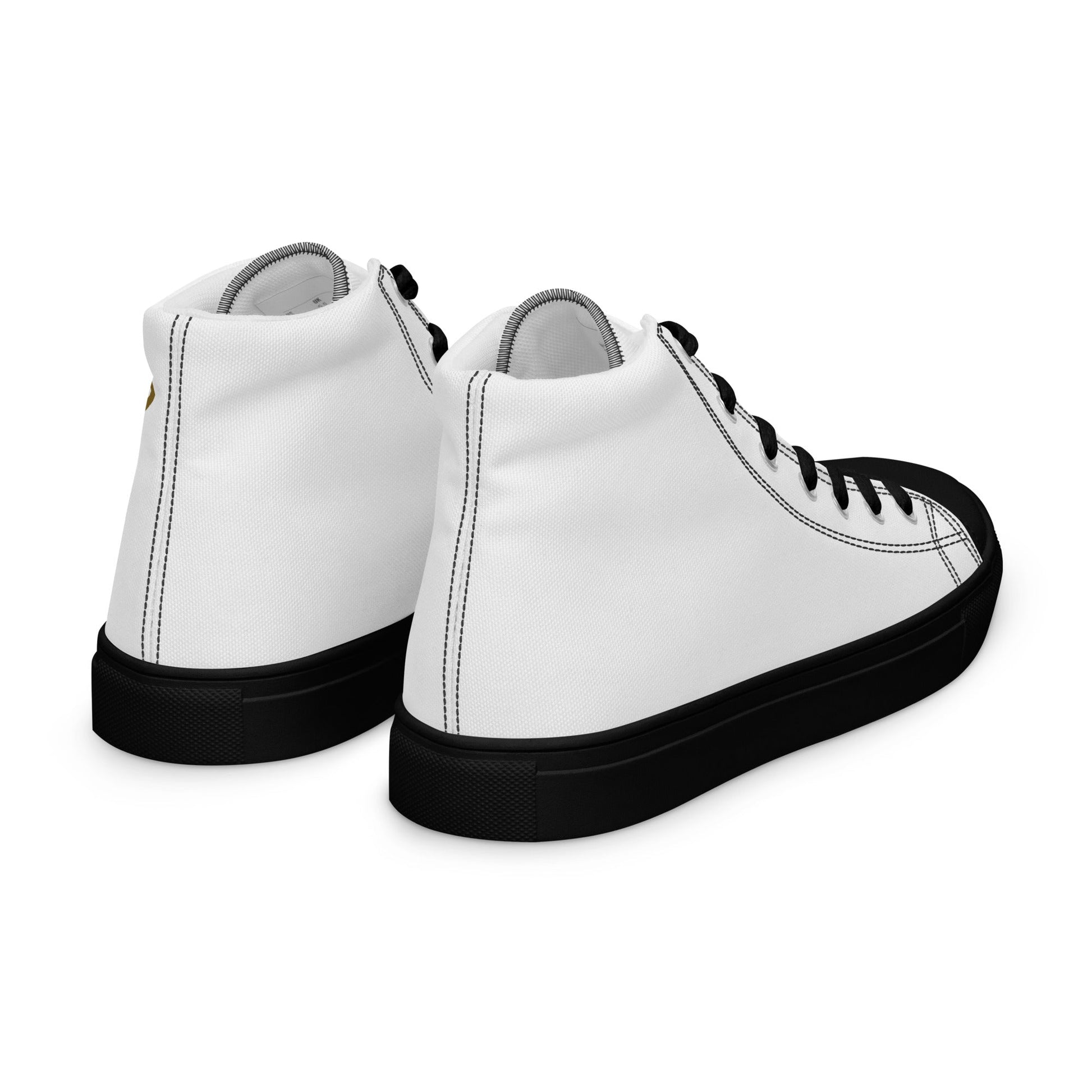 HD Men’s high top canvas shoes - Hustler Design