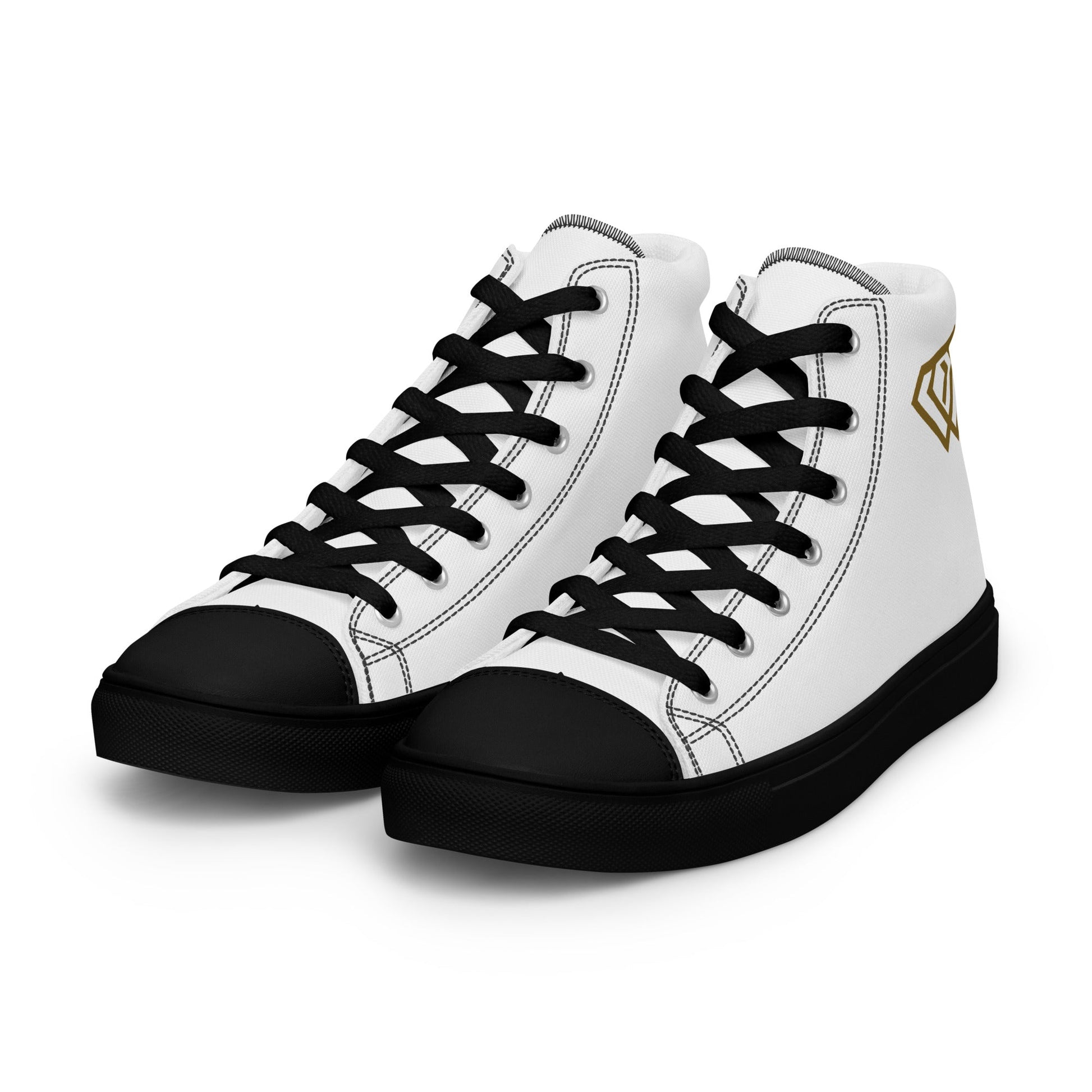 HD Men’s high top canvas shoes - Hustler Design
