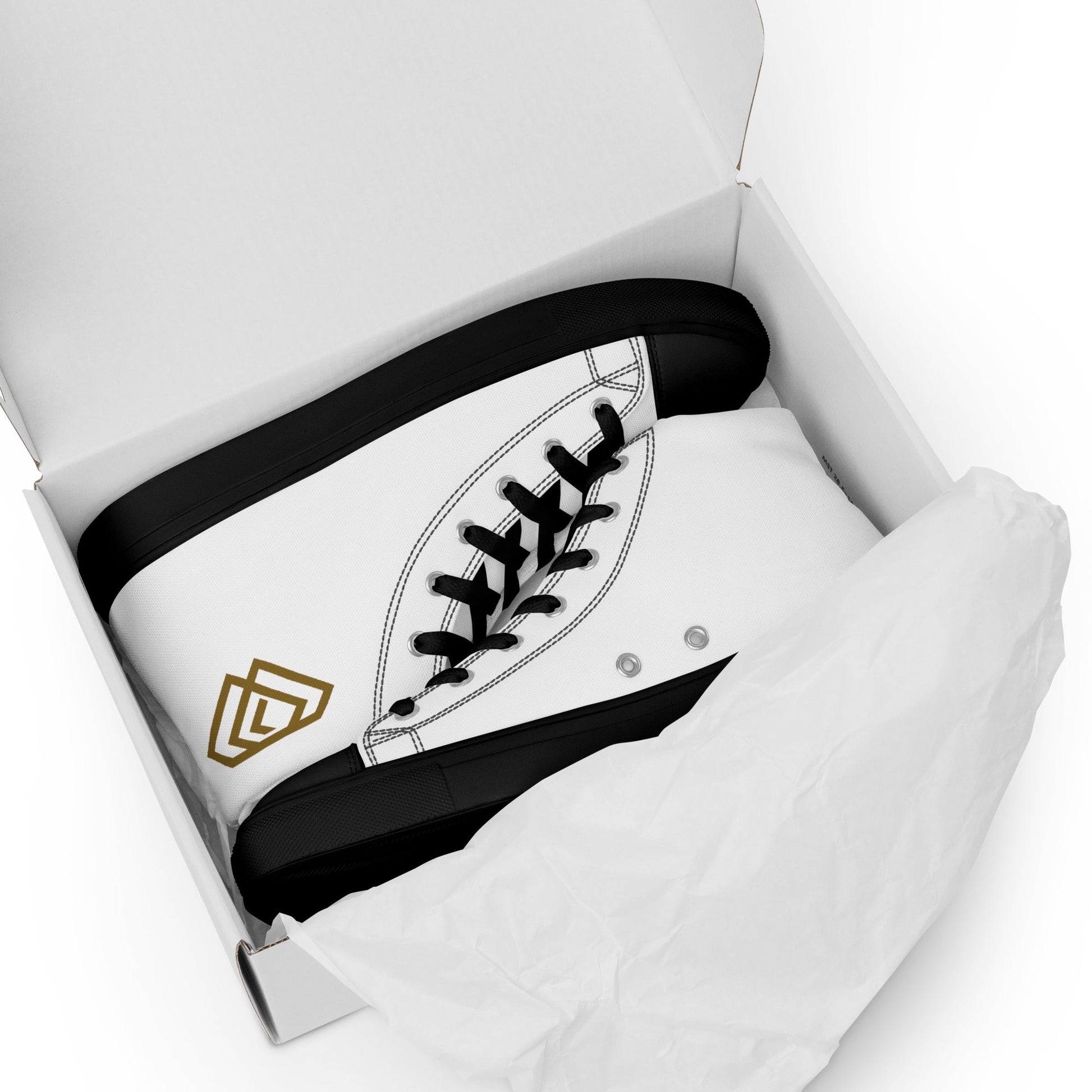 HD Men’s high top canvas shoes - Hustler Design