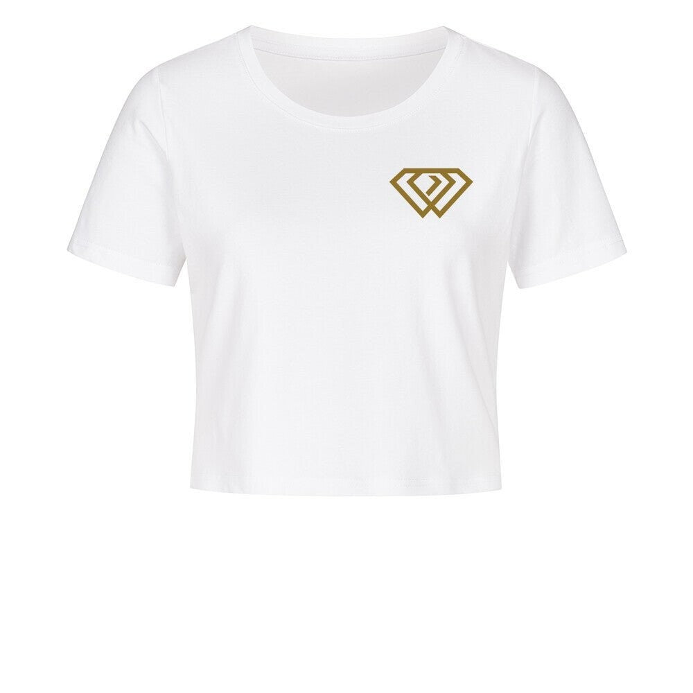 Ladies Cropped Tee HD - Hustler Design