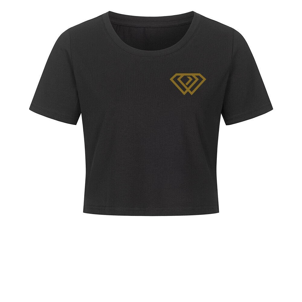 Ladies Cropped Tee HD - Hustler Design