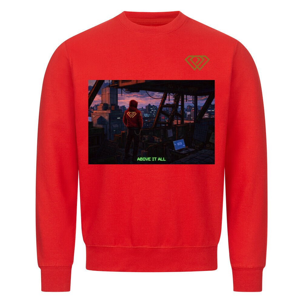 Streetwear Sweatshirt Unisex – ABOVE IT ALL (HD01) - Hustler Design