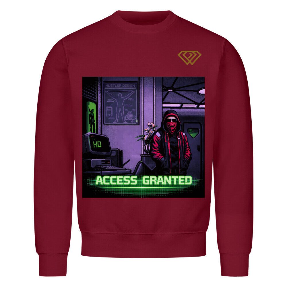 Streetwear Sweatshirt Unisex – ACCESS GRANTED (HD01) - Hustler Design