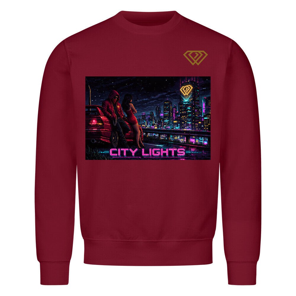 Streetwear Sweatshirt Unisex – CITY LIGHTS 01 (HD01) - Hustler Design