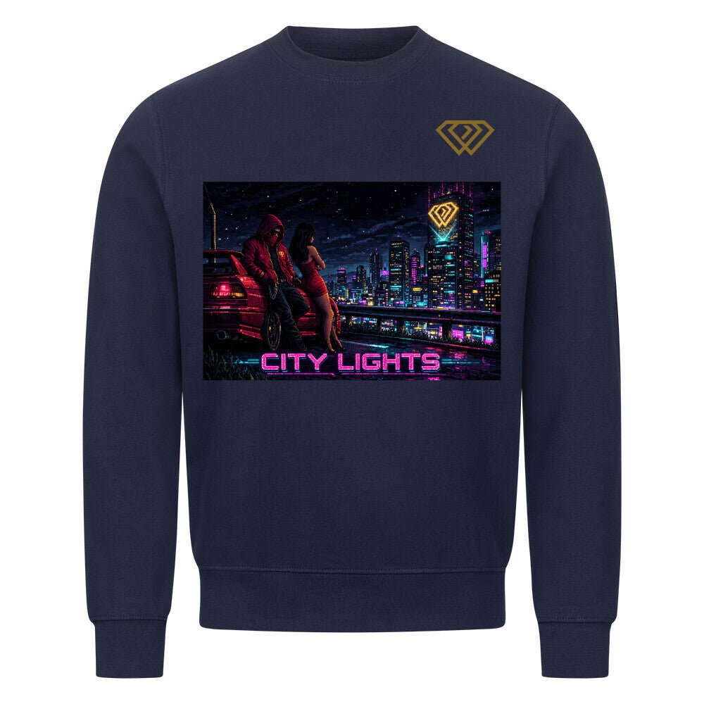 Streetwear Sweatshirt Unisex – CITY LIGHTS 01 (HD01) - Hustler Design